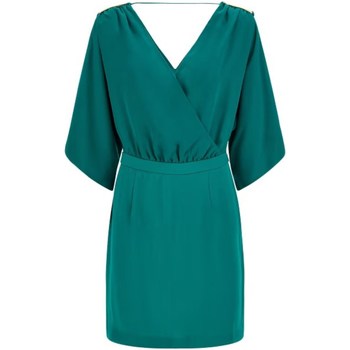 tekstylia Damskie Sukienki długie Guess 3GGK56-9530Z Zielony