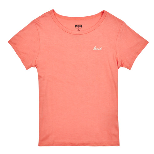 tekstylia Dziewczynka T-shirty z krótkim rękawem Levi's LVG HER FAVORITE TEE Różowy