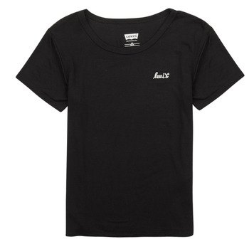 tekstylia Dziewczynka T-shirty z krótkim rękawem Levi's LVG HER FAVORITE TEE Czarny