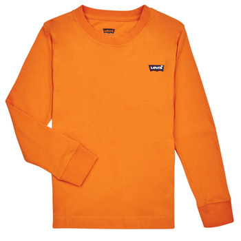tekstylia Chłopiec T-shirty z długim rękawem Levi's LS GRAPHIC TEE SHIRT Pomarańczowy