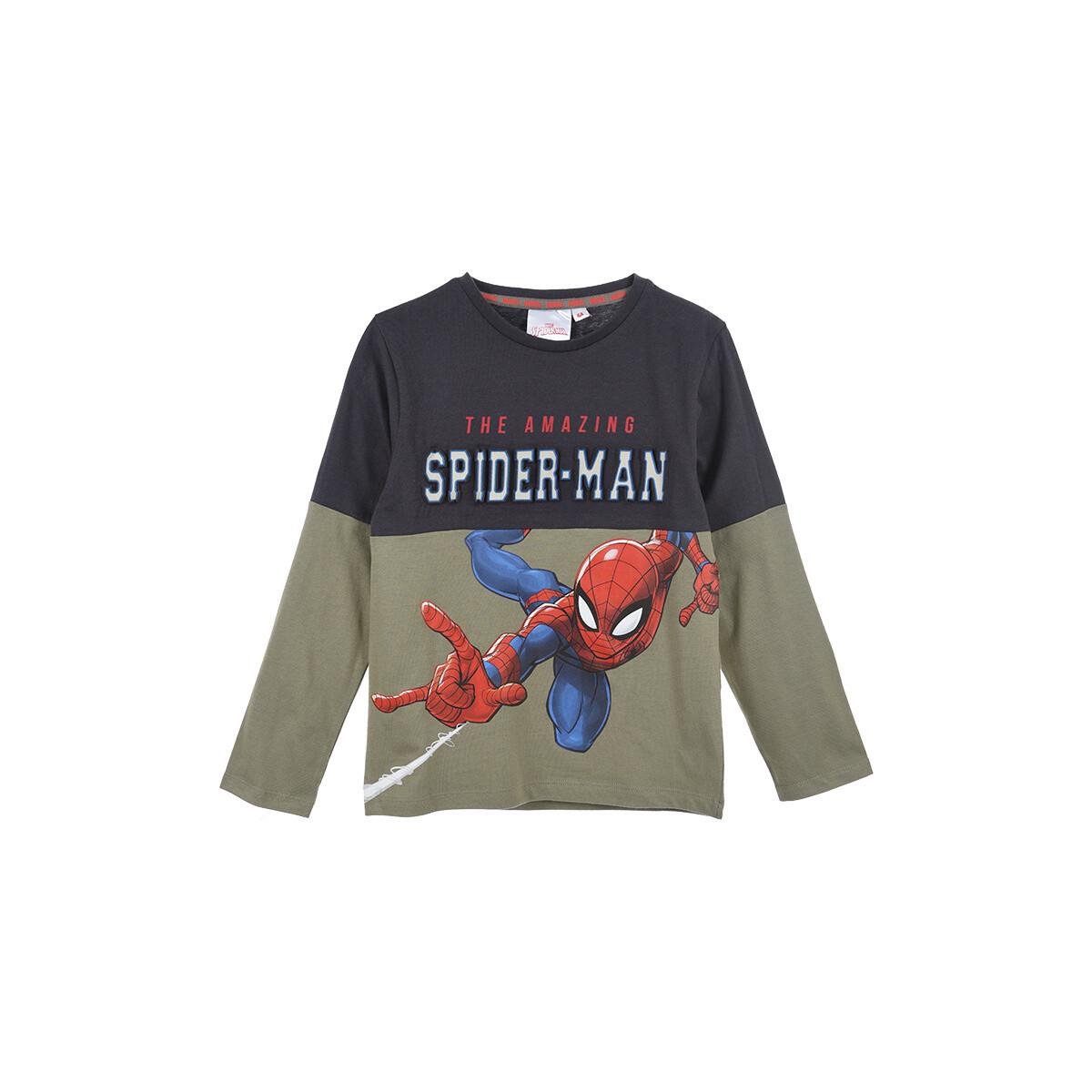 tekstylia Chłopiec T-shirty z długim rękawem TEAM HEROES  T SHIRT SPIDERMAN Szary