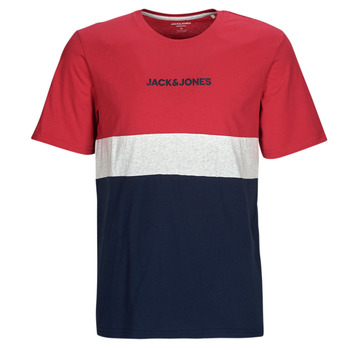 tekstylia Męskie T-shirty z krótkim rękawem Jack & Jones JJEREID BLOCKING TEE SS Wielokolorowy