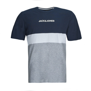 tekstylia Męskie T-shirty z krótkim rękawem Jack & Jones JJEREID BLOCKING TEE SS Wielokolorowy