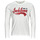 tekstylia Męskie T-shirty z długim rękawem Jack & Jones JJELOGO TEE LS O-NECK 2 COL AW23 SN Biały