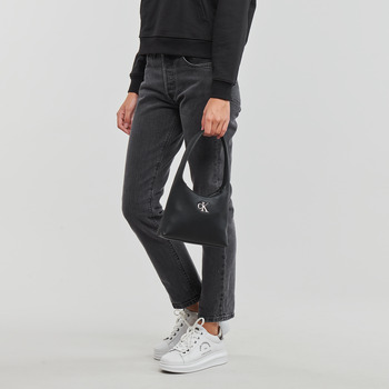 Calvin Klein Jeans MINIMAL MONOGRAMSHOULDER BAG Czarny
