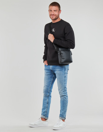 Calvin Klein Jeans MONOLOGO CREW NECK Czarny