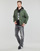 tekstylia Męskie Kurtki krótkie Calvin Klein Jeans PADDED HARRINGTON Zielony