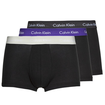 Bielizna Męskie Bokserki Calvin Klein Jeans LOW RISE TRUNK X3 Czarny