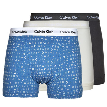 Bielizna Męskie Bokserki Calvin Klein Jeans TRUNK X3 Czarny / Szary / Niebieski