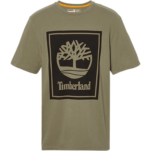 tekstylia Męskie T-shirty z krótkim rękawem Timberland 208543 Zielony