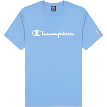 tekstylia Męskie T-shirty z krótkim rękawem Champion  Niebieski