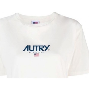 tekstylia Damskie T-shirty z krótkim rękawem Autry  Biały