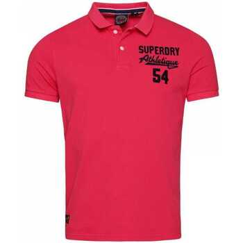 tekstylia Męskie T-shirty i Koszulki polo Superdry Vintage superstate Różowy