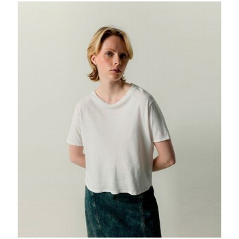 tekstylia Damskie T-shirty z krótkim rękawem American Vintage  Biały