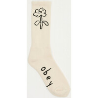 Bielizna Męskie Skarpety Obey spring flower socks Biały