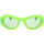 Zegarki & Biżuteria  okulary przeciwsłoneczne Ambush Occhiali da Sole  Pryzma 15555 Zielony