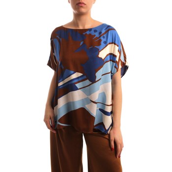 tekstylia Damskie Koszule Manila Grace C293VS Brązowy