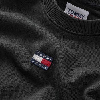 Tommy Jeans Relax Badge Crew Sweater Czarny