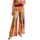 tekstylia Damskie Spodnie z lejącej tkaniny / Alladynki Manila Grace P308VS Różowy