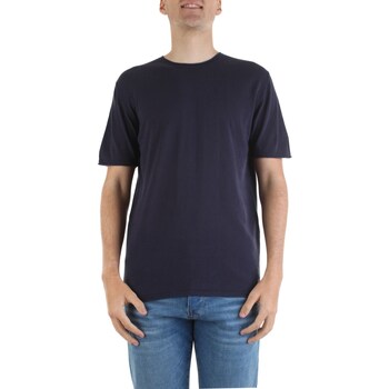 tekstylia Męskie T-shirty z krótkim rękawem Yes Zee M716-DH00 Niebieski