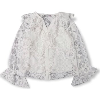 tekstylia Dziewczynka Koszule Patrizia Pepe 7C0212-A293 Biały