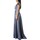 tekstylia Damskie Sukienki długie Impero Couture FL3176 Niebieski
