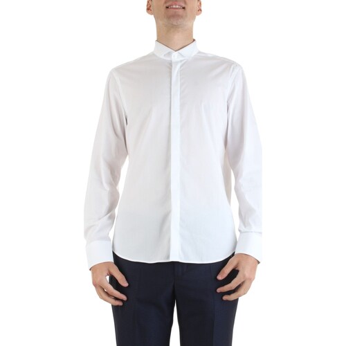 tekstylia Męskie Koszule z długim rękawem Manuel Ritz 3430E652-233221 Biały