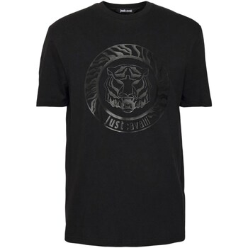 tekstylia Damskie T-shirty z krótkim rękawem Roberto Cavalli 74OBHF04-CJ200 Czarny