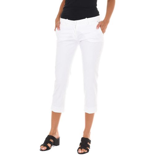 tekstylia Damskie Krótkie spodnie Met 70DBF0508-O025-0001 Biały