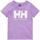 tekstylia Dziewczynka T-shirty z krótkim rękawem Helly Hansen  Fioletowy