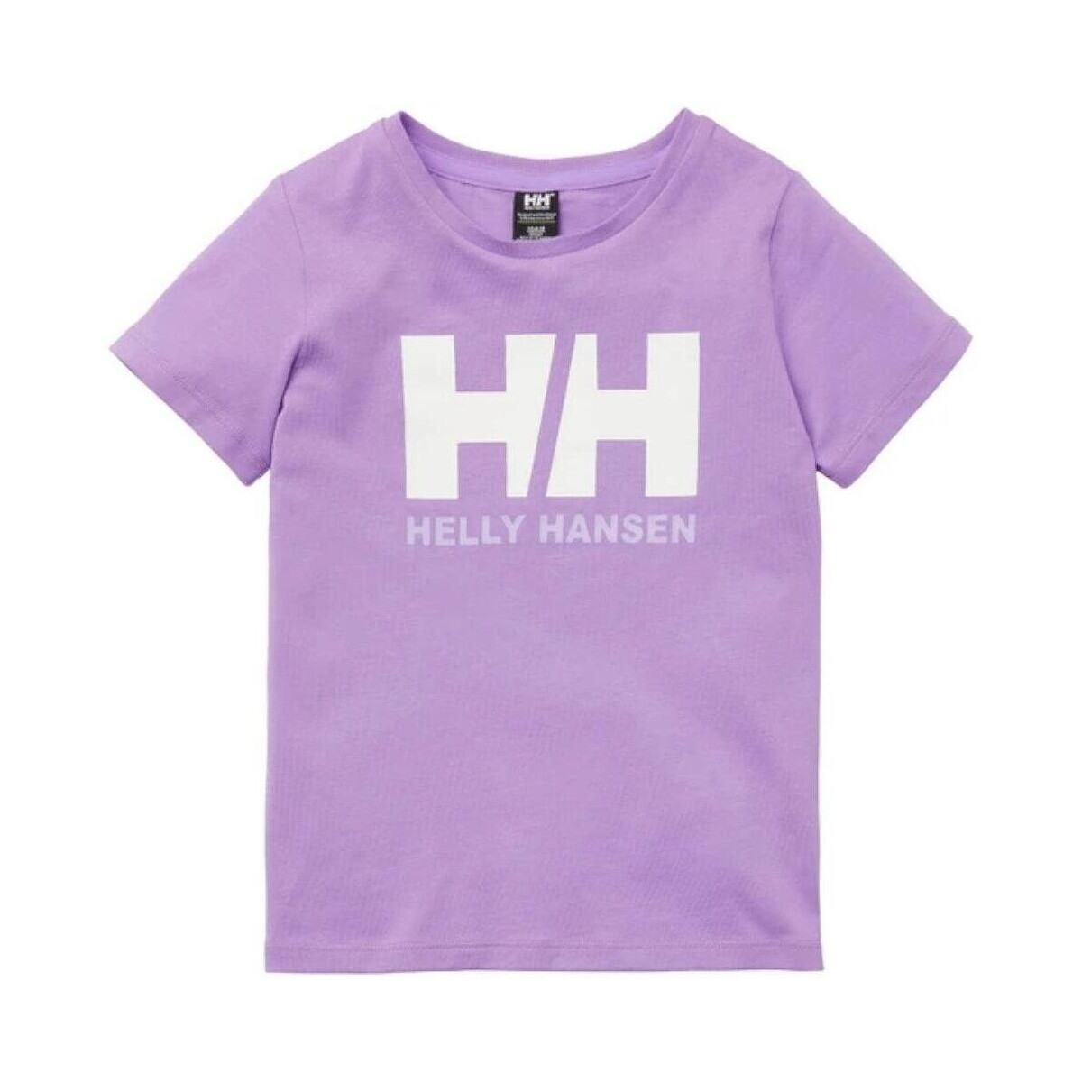 tekstylia Dziewczynka T-shirty z krótkim rękawem Helly Hansen  Fioletowy