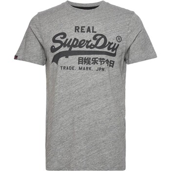 tekstylia Męskie T-shirty z krótkim rękawem Superdry 210006 Szary