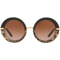 Zegarki & Biżuteria  Damskie okulary przeciwsłoneczne D&G Occhiali da Sole Dolce&Gabbana DG4393 324413 Czarny