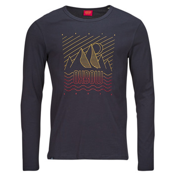 tekstylia Męskie T-shirty z długim rękawem Oxbow TAGNO Marine