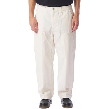 tekstylia Męskie Spodnie z pięcioma kieszeniami Obey 142020211 Brązowy
