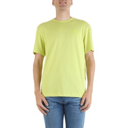 tekstylia Męskie T-shirty z krótkim rękawem Blauer 23SBLUH02096-4547 Zielony