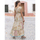 tekstylia Damskie Sukienki długie Isla Bonita By Sigris Długa Sukienka Midi Wielokolorowy