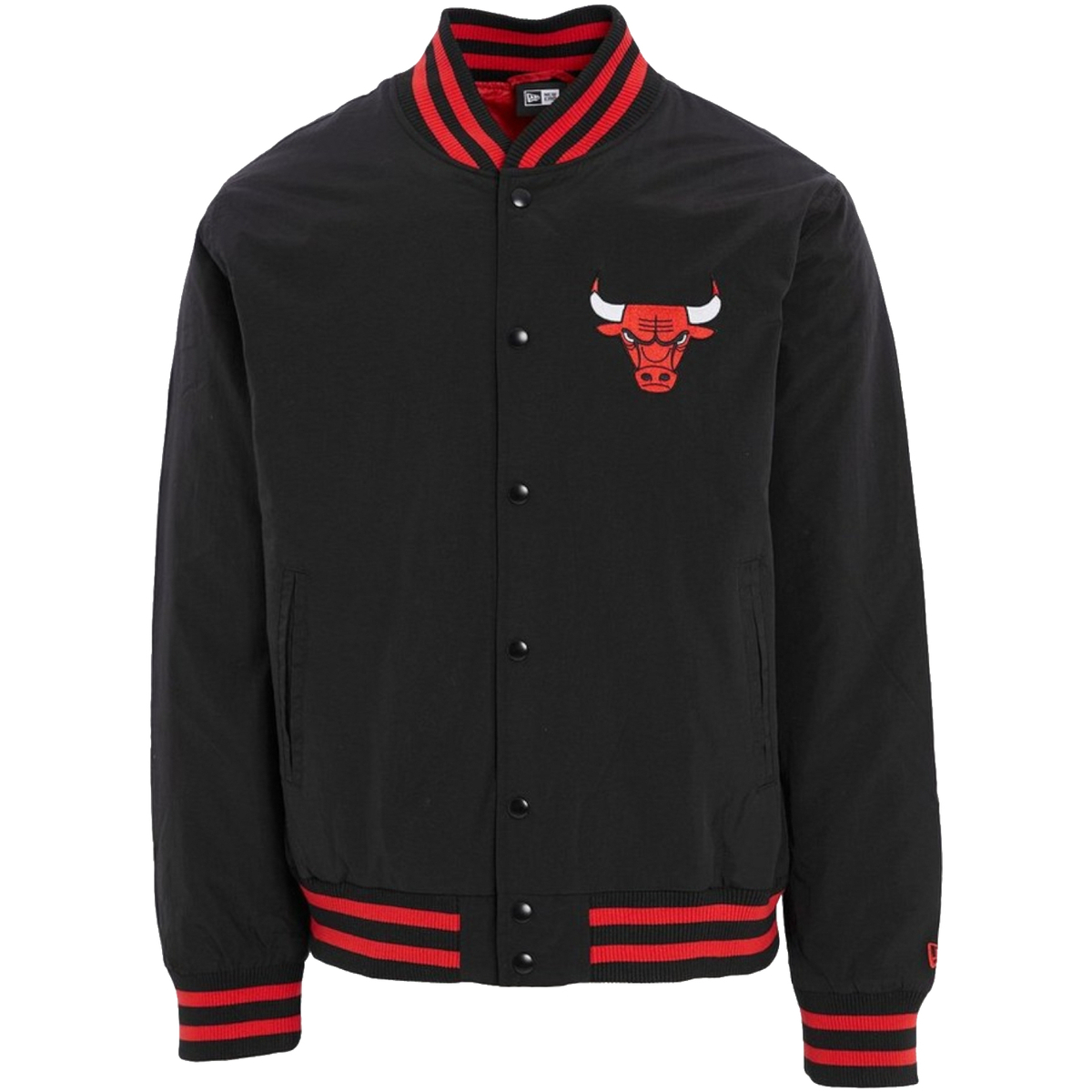 tekstylia Męskie Kurtki ocieplane New-Era Team Logo Bomber Chicago Bulls Jacket Czarny