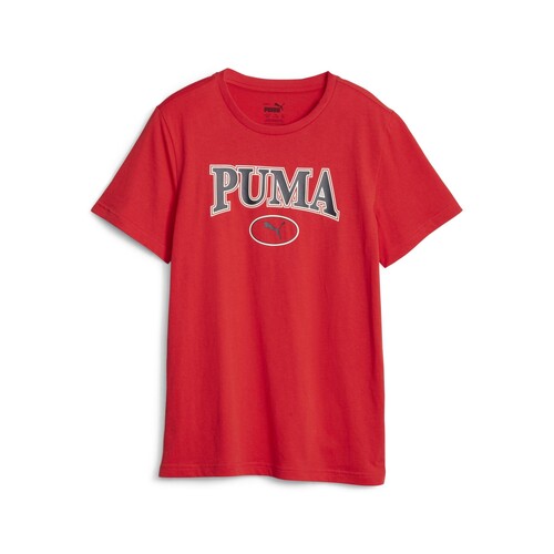 tekstylia Chłopiec T-shirty z krótkim rękawem Puma PUMA SQUAD TEE B Czerwony