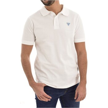 tekstylia Męskie T-shirty i Koszulki polo Guess F3GP00 K9WF1 Biały