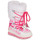 Buty Dziewczynka Śniegowce Agatha Ruiz de la Prada APRES-SKI Biały / Różowy