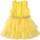tekstylia Dziewczynka Sukienki długie Ido 46311 Żółty