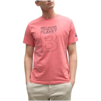 tekstylia Męskie T-shirty z krótkim rękawem Ecoalf  Różowy