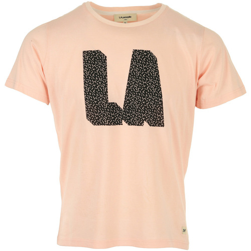 tekstylia Męskie T-shirty z krótkim rękawem La Panoplie Tee Różowy