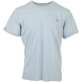 tekstylia Męskie T-shirty z krótkim rękawem Cuisse De Grenouille Caillou 03 Tee Niebieski