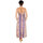 tekstylia Damskie Sukienki długie Isla Bonita By Sigris Długa Sukienka Midi Fioletowy