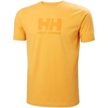 tekstylia Męskie T-shirty z krótkim rękawem Helly Hansen  Żółty