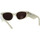 Zegarki & Biżuteria  Damskie okulary przeciwsłoneczne Balenciaga Occhiali da Sole  BB0258S 003 Biały