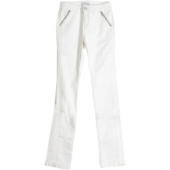 tekstylia Damskie Spodnie Zapa AJEA10-A354-10 Biały