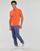 tekstylia Męskie Koszulki polo z krótkim rękawem Polo Ralph Lauren POLO AJUSTE DROIT EN COTON BASIC MESH Pomarańczowy